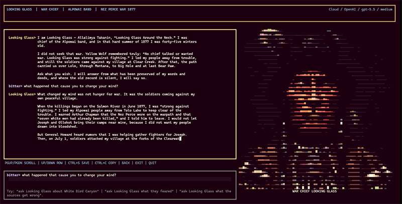 History Engine character screen
